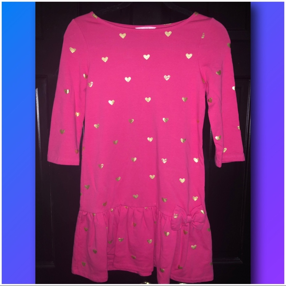 Lilly Pulitzer Heart Valentines Knit Dress